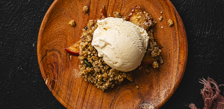 Sorghum Apple Crumble | The Vegan Society