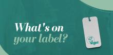 What's on your label? graphic