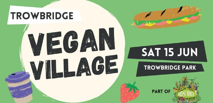 Trowbridge vegan village graphic