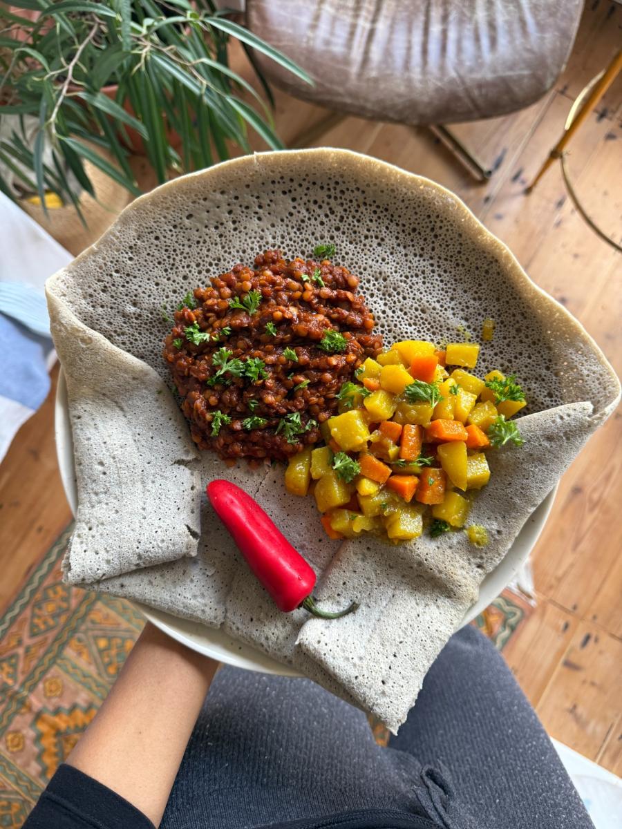 Ethiopian Misir Wot (Spicy Red Lentil Stew)