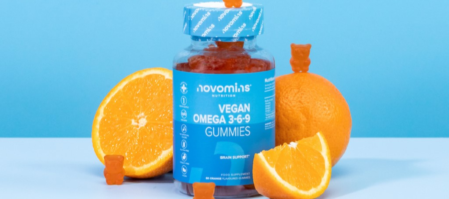 Novomins Omega 3-6-9 with oranges 