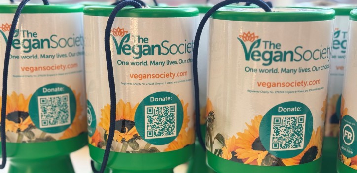 Collection tins | The Vegan Society